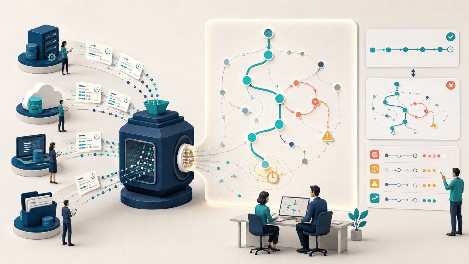 Process Mining: Rekonstruktion realer Prozessabläufe aus Ereignisdaten