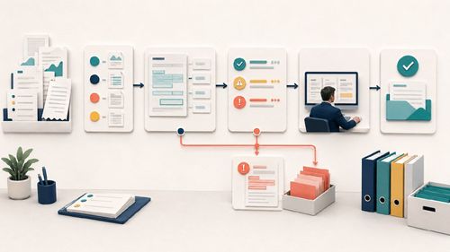 Unterschiedliche Dokumente werden erkannt, klassifiziert und in strukturierte Datenfelder überführt