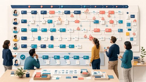 Makigami: Analyse administrativer Prozesse mit Medienbrüchen und Wartezeiten