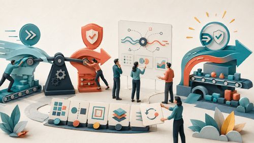 Expertenteam löst mit TRIZ einen Zielkonflikt zwischen zwei mechanischen Anforderungen durch ein neues Systemprinzip